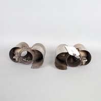 2005-2008 Porsche 911 3.8 Exhaust Muffler Tip Pair 99711135104 OEM Used
