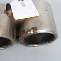 2005-2008 Porsche 911 3.8 Exhaust Muffler Tip Pair 99711135104 OEM Used