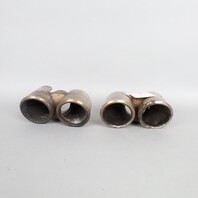 2005-2008 Porsche 911 3.8 Exhaust Muffler Tip Pair 99711135104 OEM Used