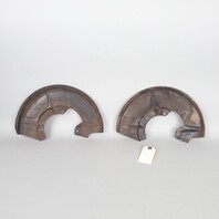 95-98 Porsche 911 993 Front Brake Caliper Backing Plate Pair 96435180304 Used