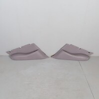 95-98 Porsche 911 993 Coupe Rear Quarter Trim Panels Grey Leather OEM Used