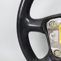 1995-1998 Porsche 911 993 Black 4 Spoke Steering Wheel 99334780452 OEM Used