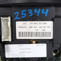 2000 Porsche Boxster 2.7 Speedometer Instrument Cluster 98664110405 OEM Used