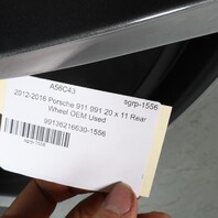 2012-2016 Porsche 911 991 20 x 11 Rear Wheel BENT AS IS