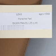 2005-2012 Porsche 911 Boxster Cayman Left Door Pocket Lid 99755522101 OEM Used