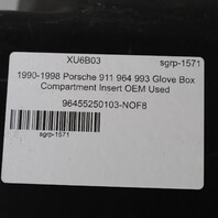 1992-1998 Porsche 911 964 993 Glove Box Compartment Insert OEM Used