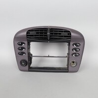 99-01 Porsche 911 996 Center Dash Air Vent Bezel Grey Single Din OEM Used