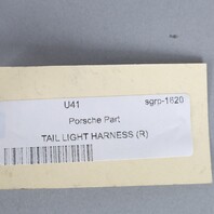 2002-2004 Porsche 911 C4S Turbo Tail Light Wiring Harness 99663144700 OEM Used