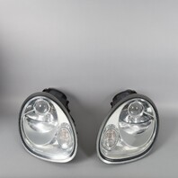 05-08 Porsche Boxster Cayman 987 Xenon Headlight Pair 98763115720 OEM Used NOTE