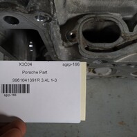 1999-2001 Porsche 911 996 3.4 Left Cylinder 1-3 Head 99610400303 OEM Used