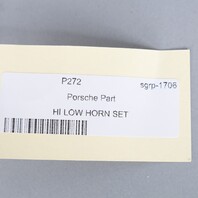 1995-1998 Porsche 911 993 Horn Horns High Low Tone 99363515000 OEM Used