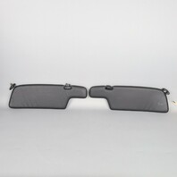 1990-1998 Porsche 911 993 Coupe Sun Visor Set Pair Right Left Black OEM
