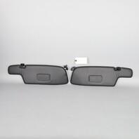 1990-1998 Porsche 911 993 Coupe Sun Visor Set Pair Right Left Black OEM