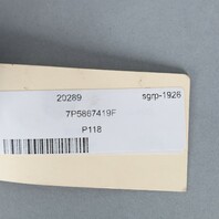 2011-2018 Porsche Cayenne Left Rear Door Panel Trim Molding Carbon Fiber OEM