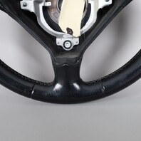 1999-2004 Porsche 911 Boxster Black 3 Spoke Steering Wheel 99634780454 OEM
