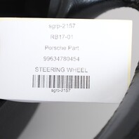 1999-2004 Porsche 911 Boxster Black 3 Spoke Steering Wheel 99634780454 OEM
