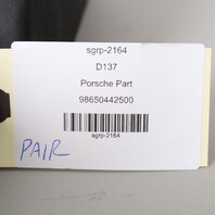 1997-2004 Porsche Boxster 986 Rear Bumper Guards Pair 98650542500 OEM