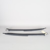 1990-1998 Porsche 911 964 993 Coupe Quarter Window Trim Pair Black OEM Used