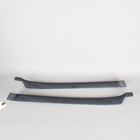 1990-1998 Porsche 911 964 993 Coupe Quarter Window Trim Pair Black OEM Used