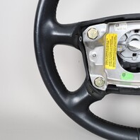 1995-1998 Porsche 911 993 Black 4 Spoke Steering Wheel 99334780452 OEM Used