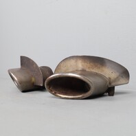 1995-1998 Porsche 911 993 Exhaust Muffler Tip Pair Right / Left 99311125102 OEM