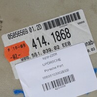 1997-2004 Porsche Boxster 986 Engine Cover Carpet Beige OEM 98655103902