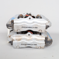 2004-2010 Porsche Cayenne Rear Brake Caliper Set Brembo Silver OEM Used