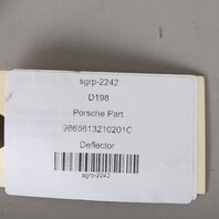 1997-2004 Porsche Boxster 986 Center Wind Deflector Screen Plexiglass OEM Used