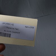 1999-2004 Porsche 911 996 Convertible Floor Carpet Black 99655101104 OEM Used