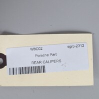 1999-2004 Porsche 911 996 C4 Rear Brake Calipers Brembo Set Pair Silver OEM Used