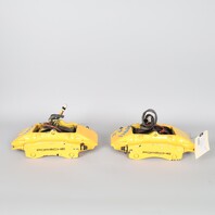 1999-2004 Porsche 911 996 C4 Rear Brake Calipers Brembo Set Pair Silver OEM Used