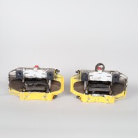 1999-2004 Porsche 911 996 C4 Rear Brake Calipers Brembo Set Pair Silver OEM Used