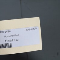 2011-2014 Porsche Cayenne Left Front Fender Classis Silver 95850303102 OEM Used