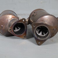 2011-2016 Porsche Cayenne Hybrid Exhaust Manifold Downpipe Set Pair OEM Used