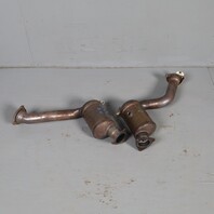 2011-2016 Porsche Cayenne Hybrid Exhaust Manifold Downpipe Set Pair OEM Used