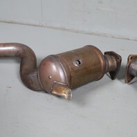 2011-2016 Porsche Cayenne Hybrid Exhaust Manifold Downpipe Set Pair OEM Used