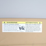 2011-2018 Porsche Cayenne 958 Right Sunvisor Cognac Leatherette OEM