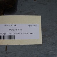 1995-1998 Porsche 911 993 Coupe Rear Package Tray Leather Classic Grey OEM Used