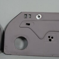 1995-1998 Porsche 911 993 Door Panels Pair Set Classic Grey Leather OEM Euro