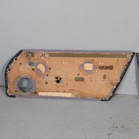 1995-1998 Porsche 911 993 Door Panels Pair Set Classic Grey Leather OEM Euro
