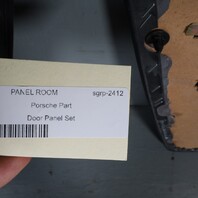 1995-1998 Porsche 911 993 Door Panels Pair Set Left Right Grey OEM Used