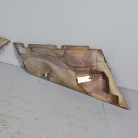 1995-1998 Porsche 911 993 Coupe Rear Quarter Trim Panels Pair Black OEM Used