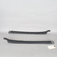 1990-1998 Porsche 911 964 993 Coupe Quarter Window Trim Pair Black OEM Used