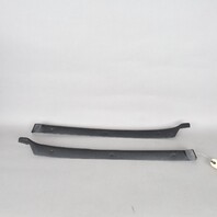 1990-1998 Porsche 911 964 993 Coupe Quarter Window Trim Pair Black OEM Used