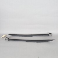 1990-1998 Porsche 911 964 993 Coupe Quarter Window Trim Pair Black OEM Used