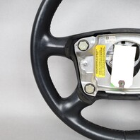 1995-1998 Porsche 911 993 Black 4 Spoke Steering Wheel 99334780452 OEM Used
