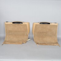 1995-1998 Porsche 911 993 Coupe Rear Seat Backrest Pair Beige OEM