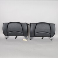 1995-1998 Porsche 911 993 Coupe Rear Seat Backrest Pair Black OEM Used