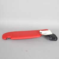 2006-2012 Porsche 911 997 Convertible Right Sun Visor Leather Red OEM