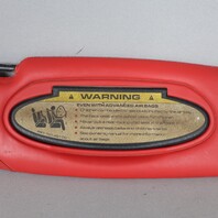 2006-2012 Porsche 911 997 Convertible Right Sun Visor Leather Red OEM